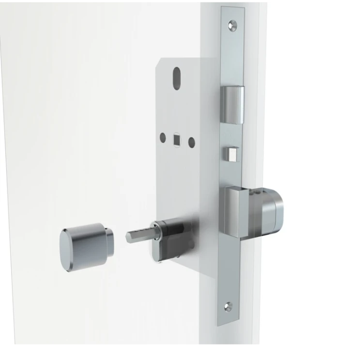 Умный биометрический замок Copy SEVEN LOCK SL-7774BF (35-90 мм) Silver (SL7774BFb90) фото 6