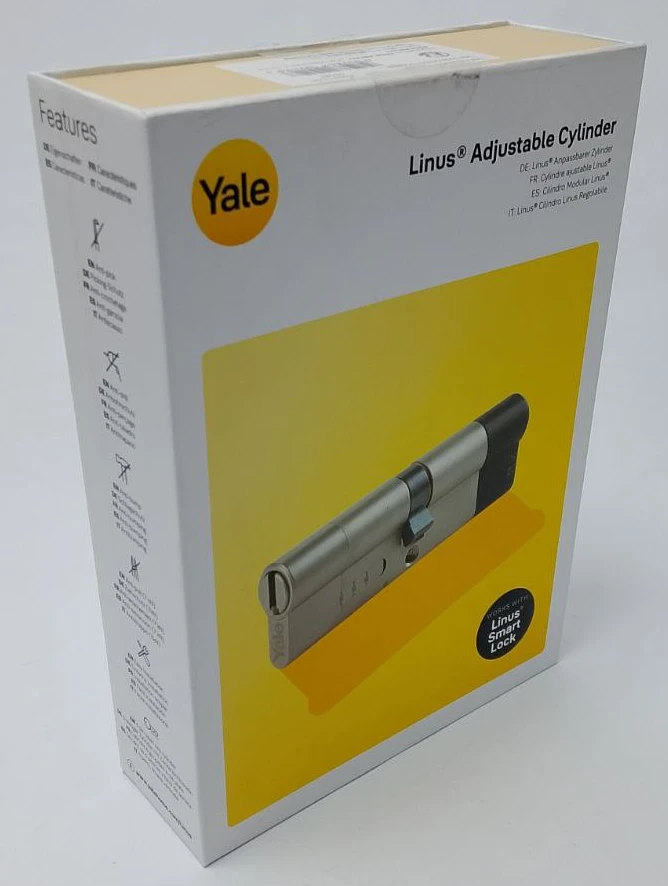 (Уцінка) Циліндр Yale 60-125 30-60Ext x 30-65Int CAM LINUS Adjustable 2KEY NST (YAL-05/501000/SN) фото 6
