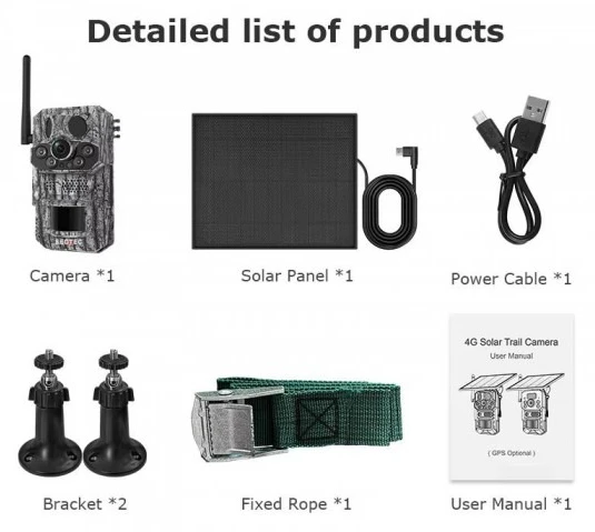 Фотоловушка Sectec ST-CH808 GPS (7800mAh, солнечная панель) фото 2