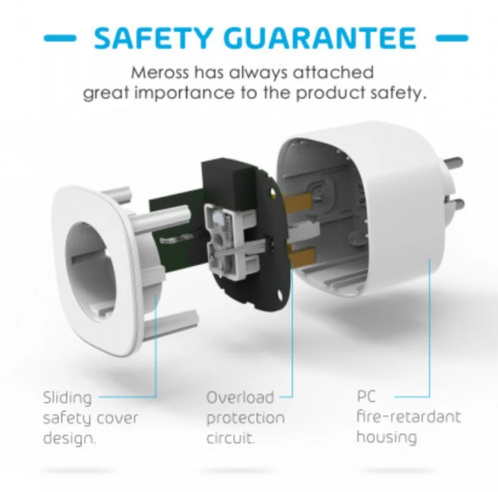 Умная розетка с энергомониторингом Meross MSS310 фото 4