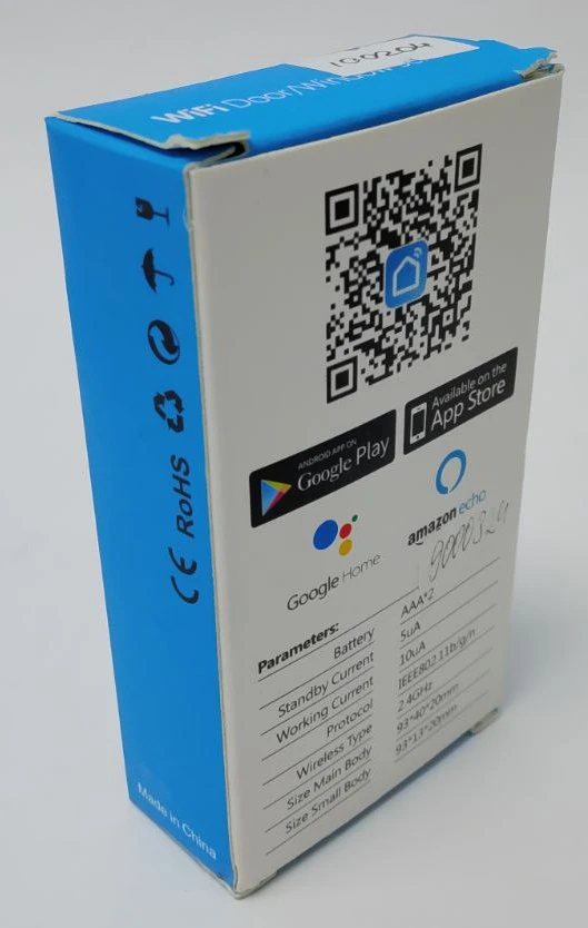 (Уцінка) Датчик відкриття дверей або вікон Konlen KL-WD001, Iphone & Android App фото 3