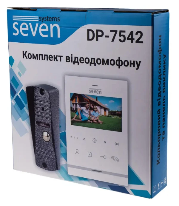 Комплект домофону SEVEN DP-7542 Kit White фото 6