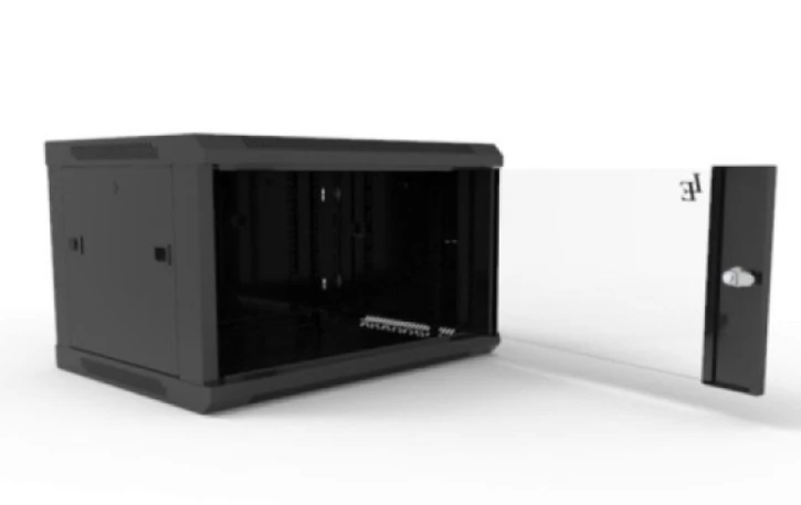 Шафа настінна Adtek DE-19" 18U-600-600 чорна (DE-18U-600-600-B) фото 2