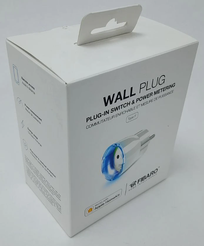 (Уцінка) Розетковий вимикач з лічильником електроенергії Fibaro Wall Plug для Apple HomeKit - FGBWHWPE-102 фото 2