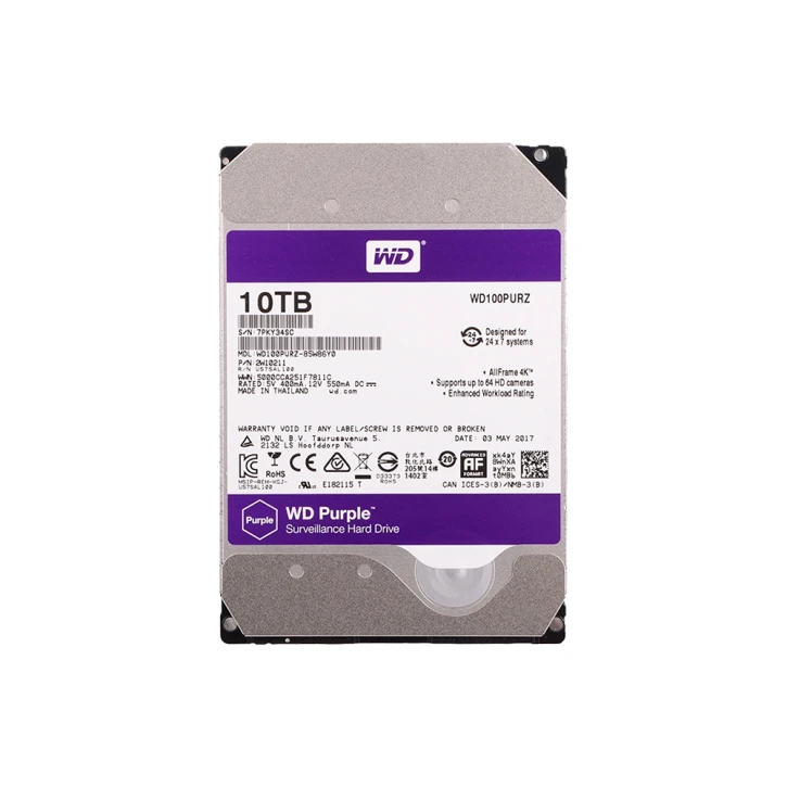 Жорсткий диск Western Digital Purple 10TB 256MB WD100PURZ 3.5 SATA III Western Digital 3576