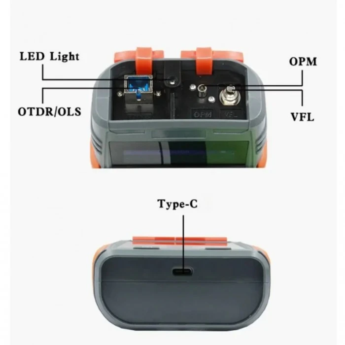 Оптический рефлектометр Grandway OTDR M1000D PRO Gray фото 3