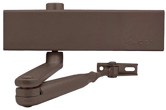 Доводчик дверний Cisa C1610.03.0.88 Professional Plus2 BC STD до 80 кг FIRE коричневий (37911) фото 2