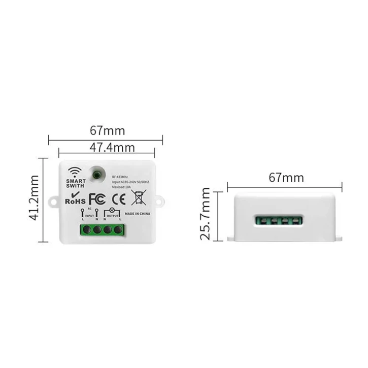 Умное реле TriniX TRX-WC01 (Tuya) White (28-00028) фото 5