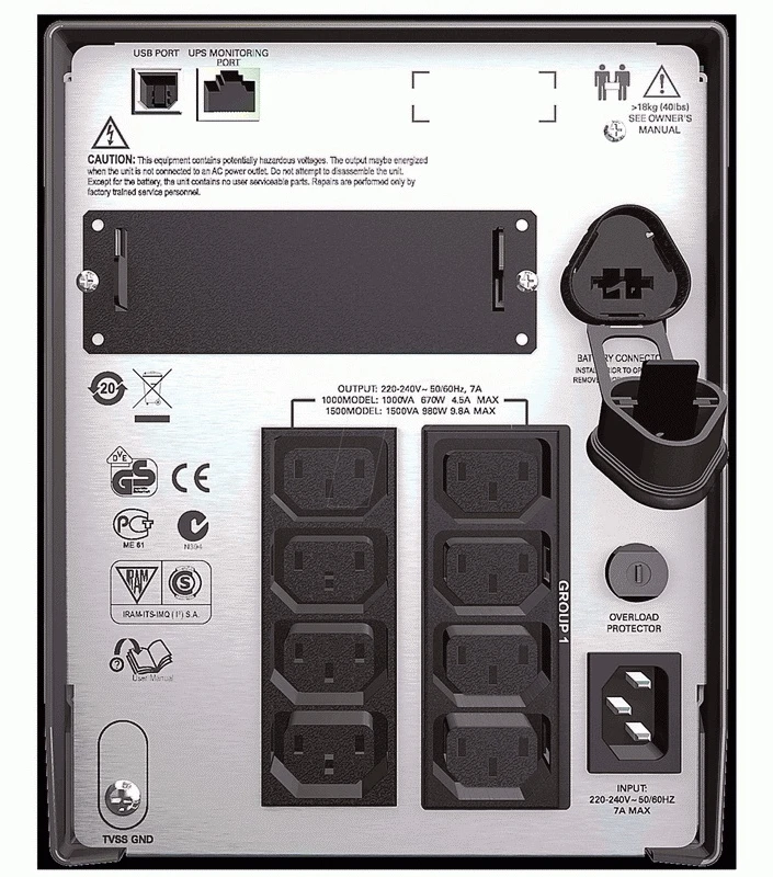 ДБЖ APC Smart-UPS 1000VA LCD (SMT1000I) фото 3