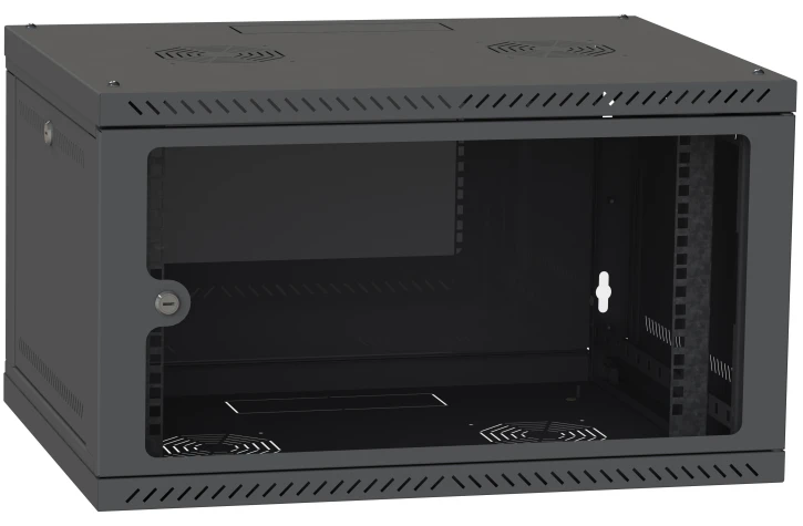 Шафа настінна IPCOM CH-4U Black (СН-4U-06-035-ДС-1)