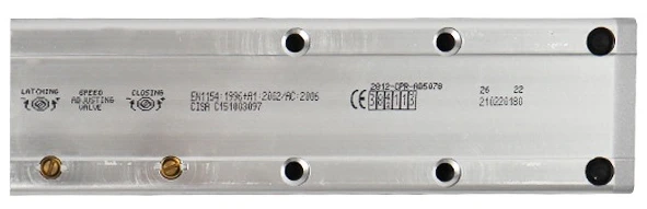 Доводчик дверной Cisa C1611.05.0.97 Professional Plus2 BC STD HO с фиксацией до 120 кг серый (37925) фото 5