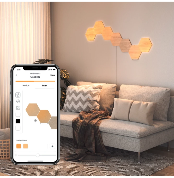 Дополнительная панель Nanoleaf Elements — Hexagons — 1 шт. (NL52-E-0001HB-1PK) фото 6