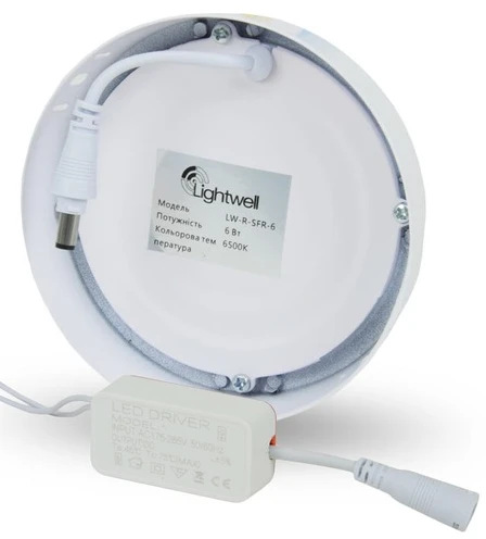 Світильник точковий накладний Lightwell LW-R-SFR-6 (6Вт, 6500К) фото 2