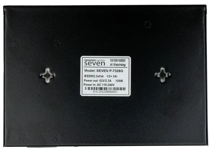 PoE комутатор SEVEN P-7328G фото 4
