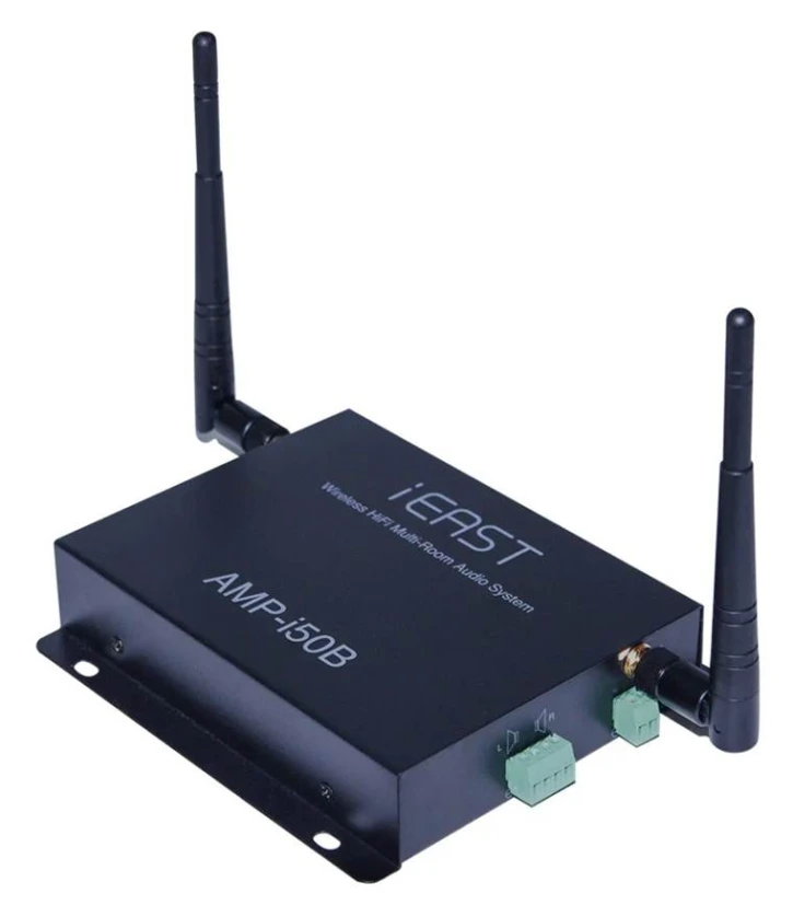 Беспроводной стерео усилитель мультирум iEast Stream Amp AMP-i50B Wi-Fi c поддержкой iOS и Android фото 2