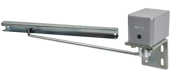 Доводчик для калитки Cisa C1310.11.2.97 пружинный до 55 кг правый серый (41370) фото 4