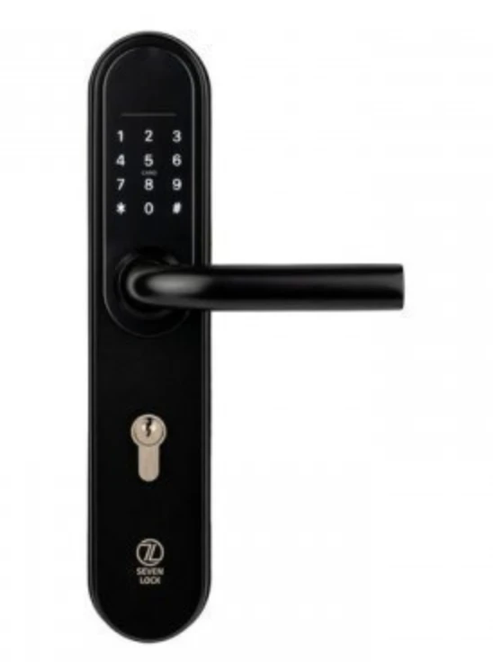 Розумний замок дверей SEVEN LOCK SL-7768B Black