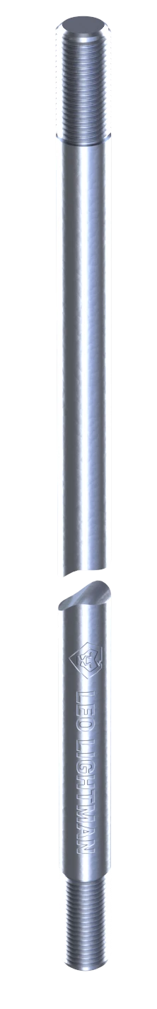 Стержень різьбовий Leo Lightman D16 Gray (116155)
