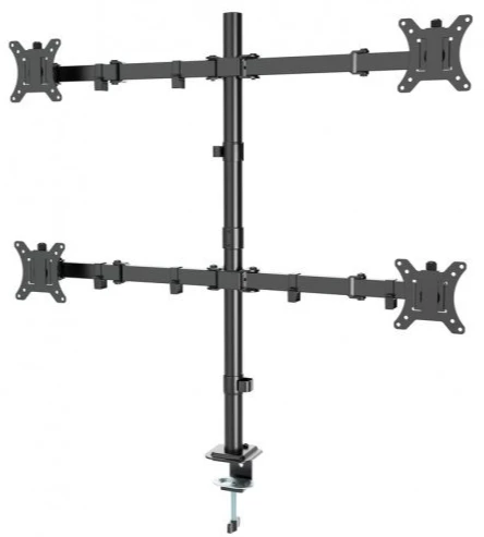 Кронштейн для 4 моніторiв Gembird MA-D4-01 Black фото 2