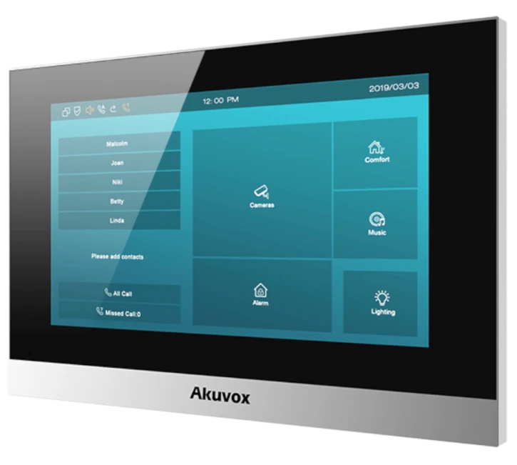 Відеодомофон Akuvox C313S Black фото 3