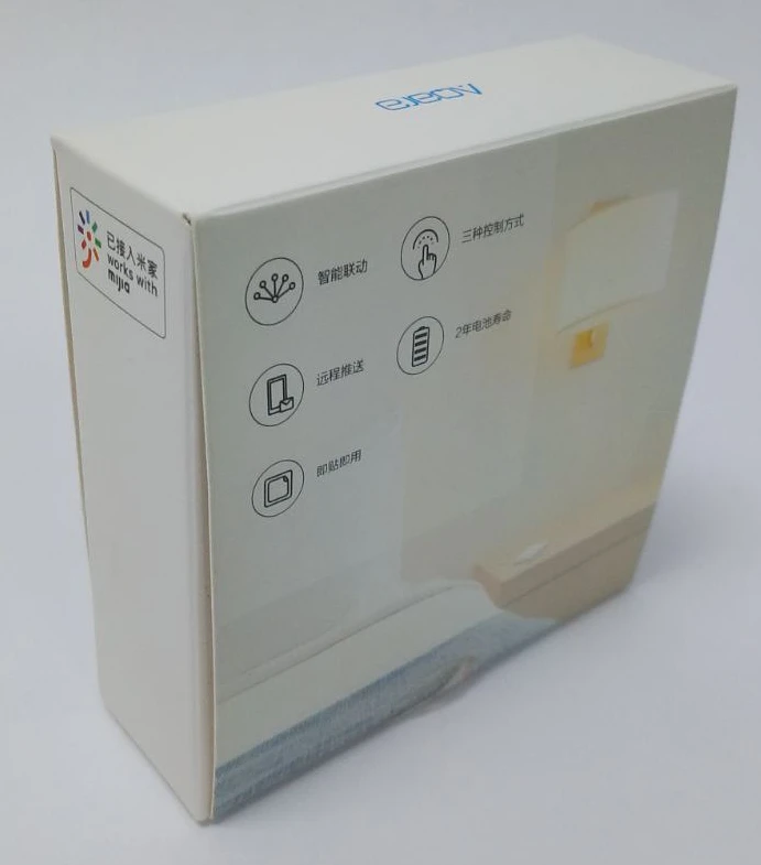 (Уценка) Умный выключатель Xiaomi Aqara Wireless Switch (Wall-Attached Single-Button) (WXKG06LM) фото 3