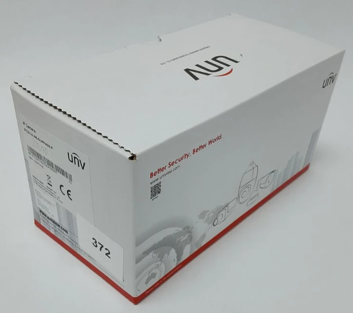 (Уцінка) IP-відеокамера циліндрична Uniview IPC2124LR5-DUPF40M-F White фото 2