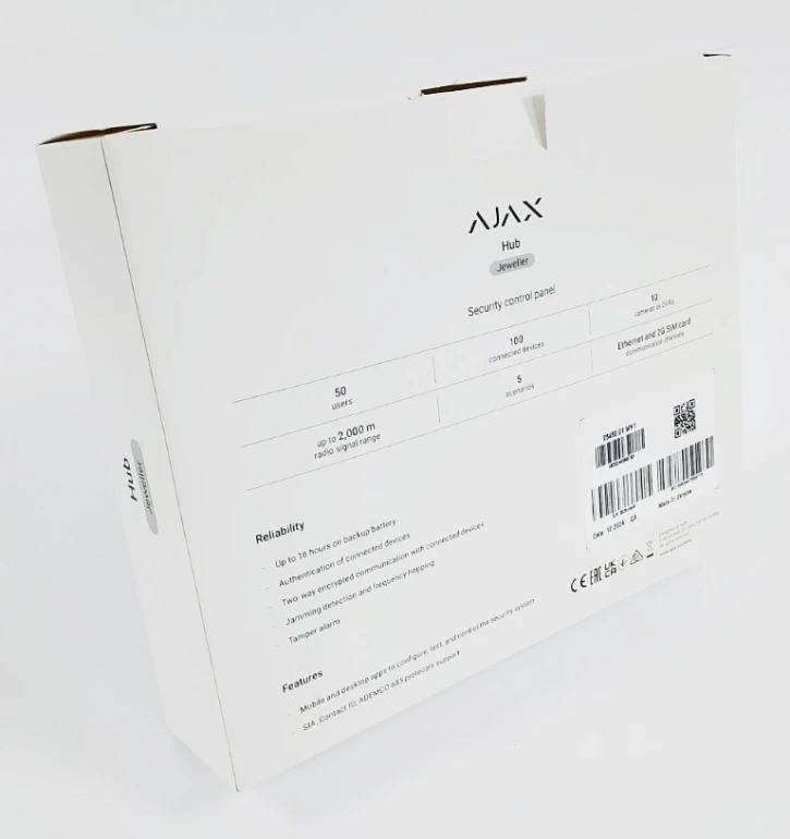 (Уценка) Умная централь Ajax Hub White фото 2