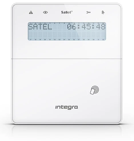 Клавиатура Satel INT-KLFR-W White