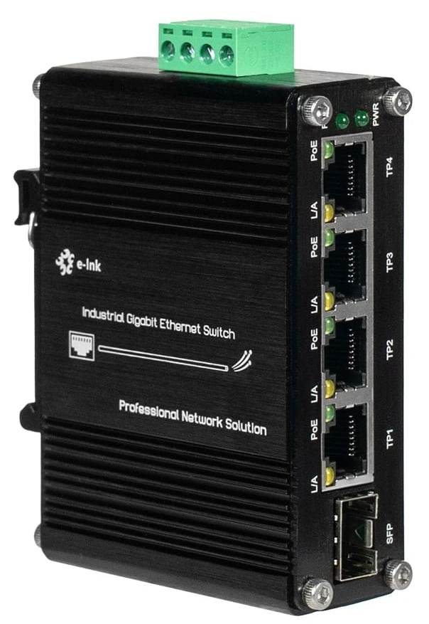 PoE коммутатор E-LINK LNK-IMC104GP-SFP (73-00126) фото 3