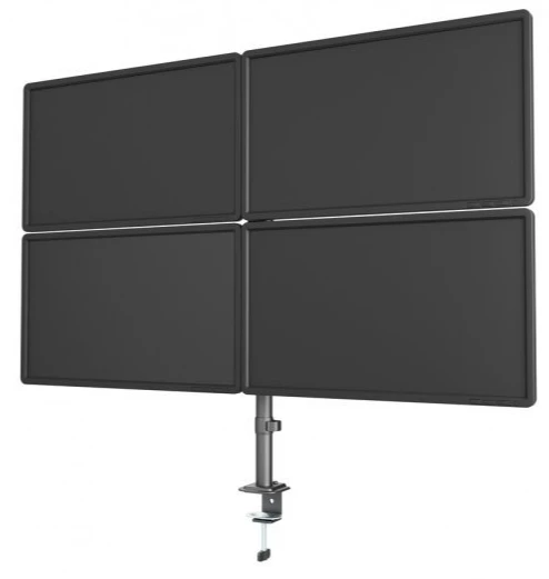 Кронштейн для 4 моніторiв Gembird MA-D4-01 Black фото 5