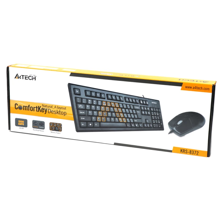 Комплект клавіатура KRS-83+ миша OP-720, USB A4Tech 14242 фото 3