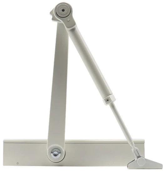 Доводчик дверний Cisa C1611.05.0.45 Professional Plus2 BC STD HO з фіксацією до 120 кг білий (37922) фото 4