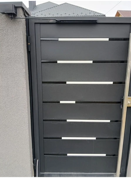 Доводчик для калитки Cisa C1310.11.1.97 пружинный до 55 кг левый серый (41369) фото 10