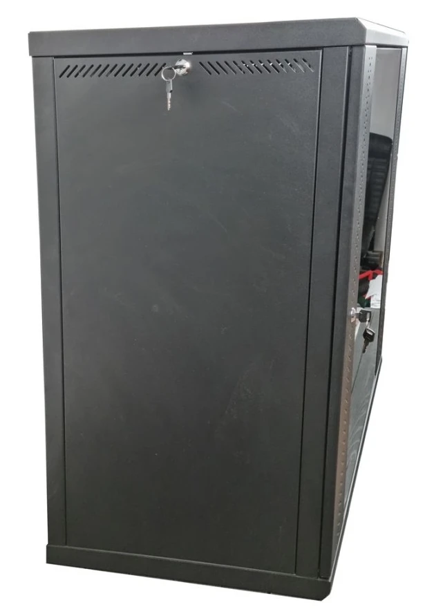 Шкаф настенный E-server 18U, 600х500х907 черный (ES-Е1850B) фото 4