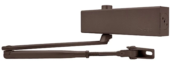 Доводчик дверний Cisa C1610.03.0.88 Professional Plus2 BC STD до 80 кг FIRE коричневий (37911)