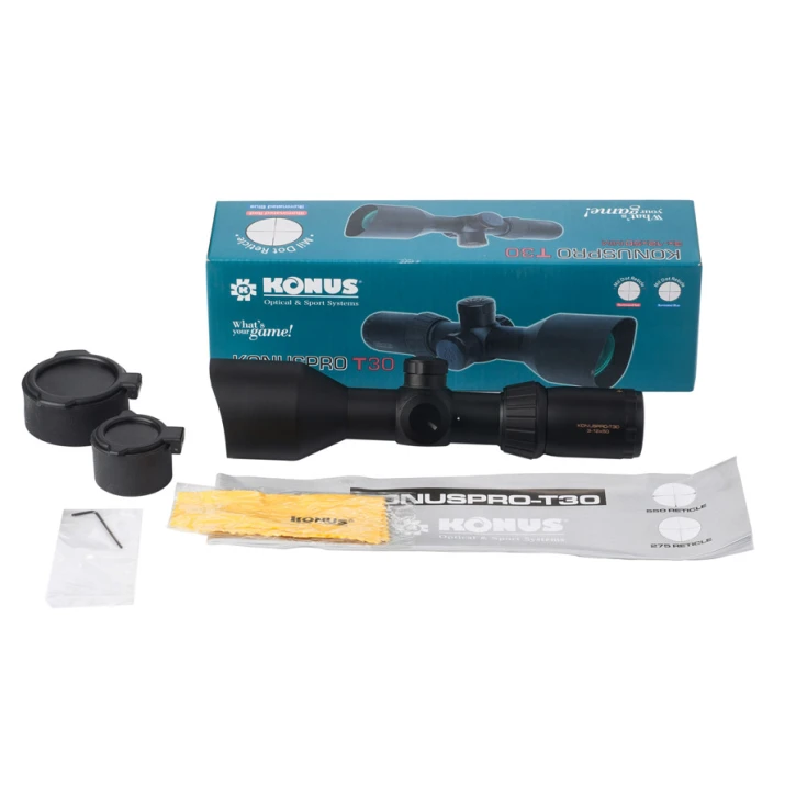 Оптичний приціл Konus KONUSPRO T-30 3-12x50 Black (7292) фото 4