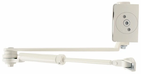 Доводчик дверний Cisa C1511.03.0.45 Professional Plus2 STD HO з фіксацією до 80 кг білий (37906) фото 4