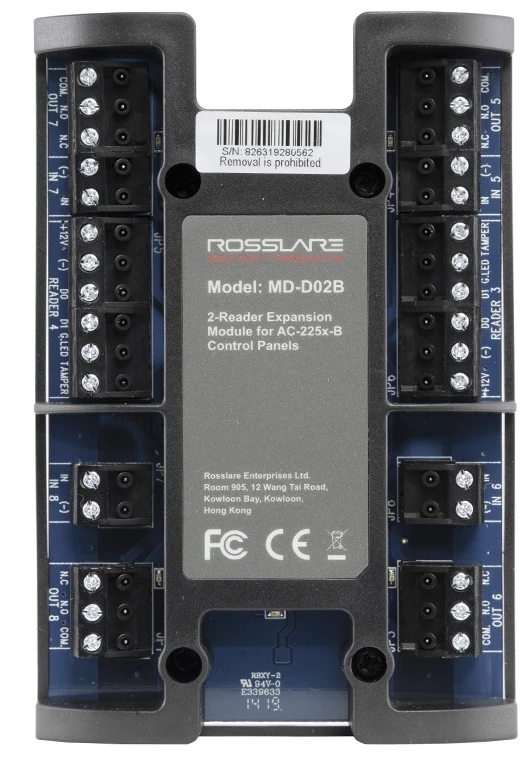 Плата розширення Rosslare MD-D02B до AC-225B/AC-225IP-B фото 2