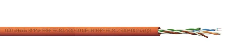 Кабель Алай КОРкН FRHF FE180 / E30-90 (J-HXH-PF FE180 / E30-90) 2х2х0,8 (Ек 30) (10302722)