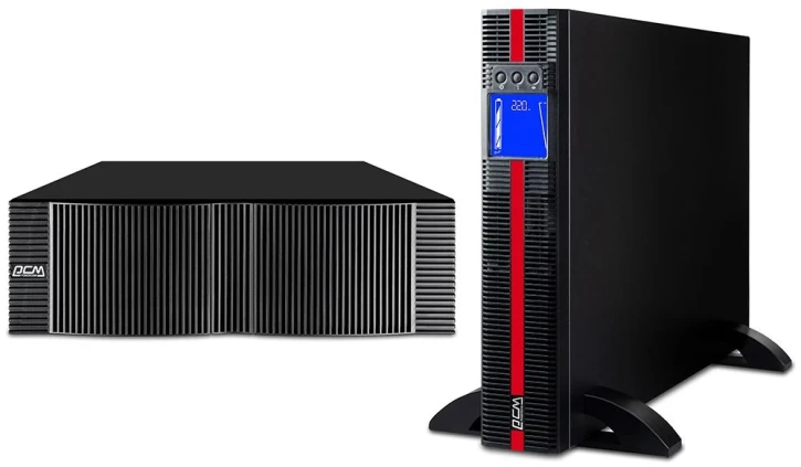 ДБЖ Powercom 10kVA//10kW PF=1 online RS232 USB LCD (MRT-10K) фото 4