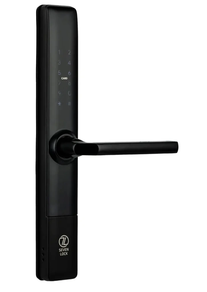 Розумний дверний замок SEVEN LOCK SL-7762BF Black (SL-7762BF) фото 3