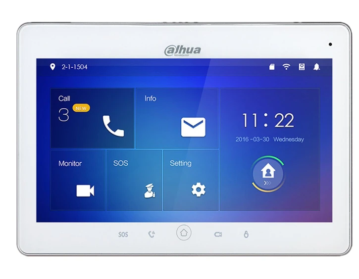 IP відеодомофон Dahua DHI-VTH5241DW-S1 White