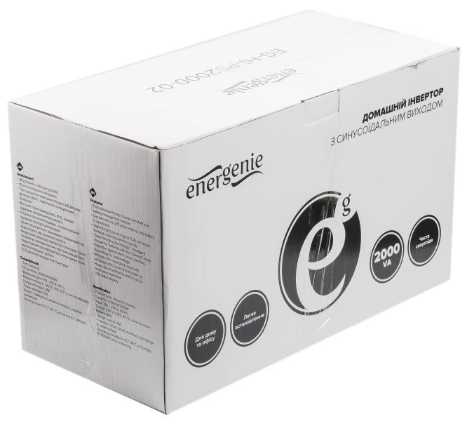 ДБЖ EnerGenie EG-HI-PS2000-02 Black фото 5