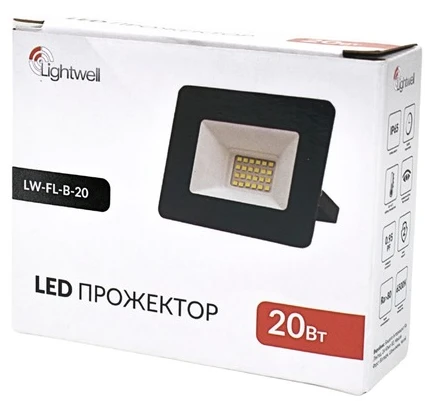 Прожектор LED Lightwell LW-FL-B-20 20 Вт фото 3