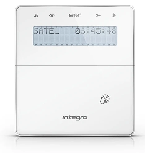 Клавіатура Satel INT-KWRL2-WSW White