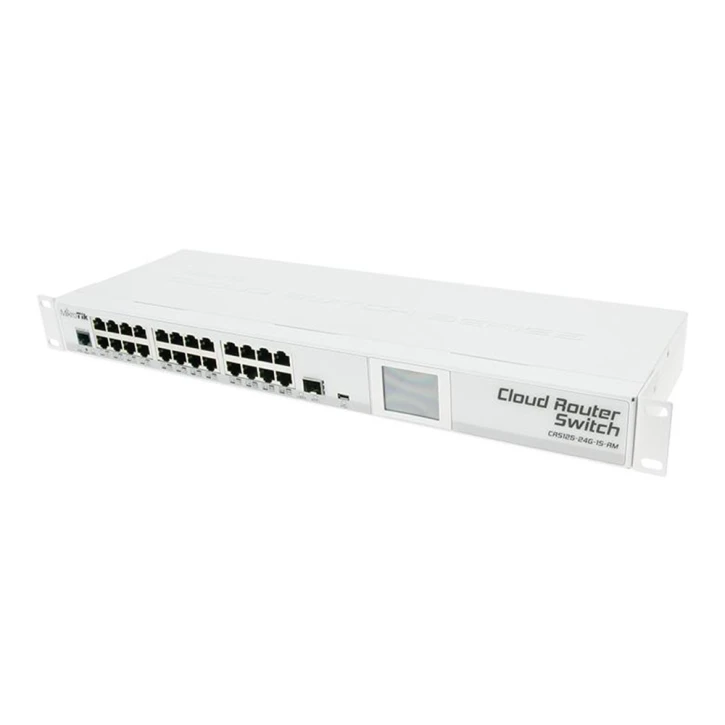 Комутатор Mikrotik CRS226-24G-2S + RM MikroTik 12031