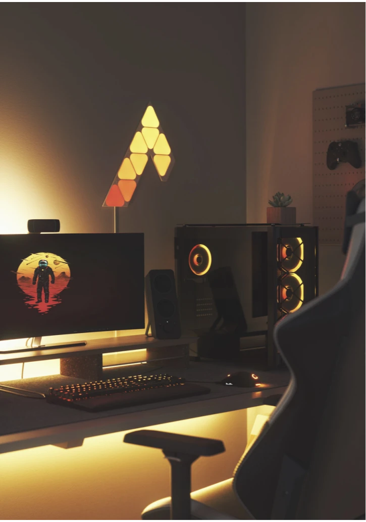 Розумна система освітлення Nanoleaf Shapes Mini Triangles Starter Kit Apple Homekit 9 шт (NL48-0002TW-9PK) фото 4