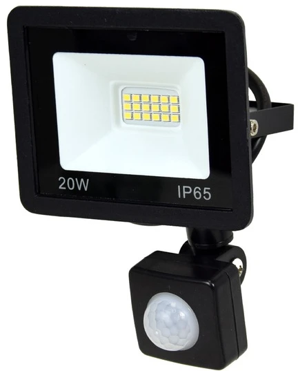 Прожектор LED Lightwell LW-FL-B-20-S 20 Вт с датчиком движения