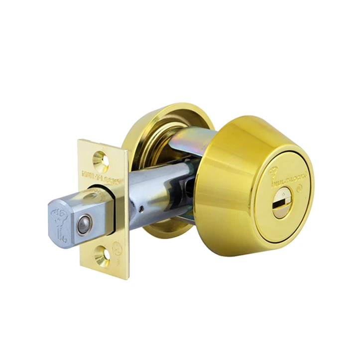 Замок врізний MUL-T-LOCK 1-WAY DEAD_BOLT HERCULAR SHINY_BRASS UNIV BS60/70мм Mul-T-Lock 11784