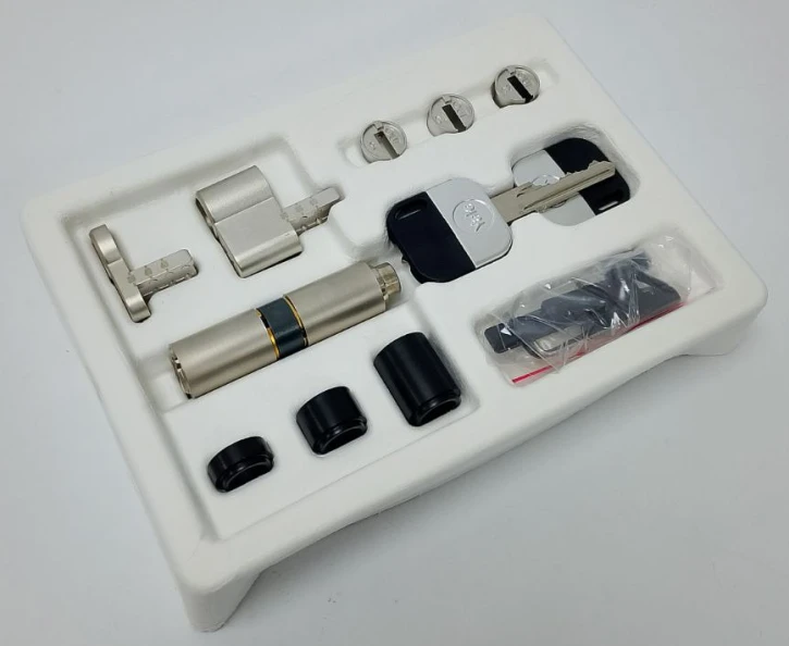 (Уцінка) Циліндр Yale 60-125 30-60Ext x 30-65Int CAM LINUS Adjustable 2KEY NST (YAL-05/501000/SN) фото 5